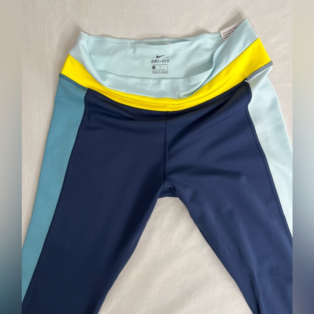 Nike Dri-FIT  Training Womens Leggings Size Large Multicolor - Picture 9 of 11